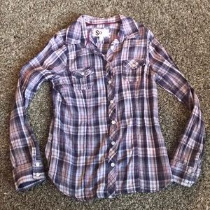 SO Long Sleeve Button Shirt